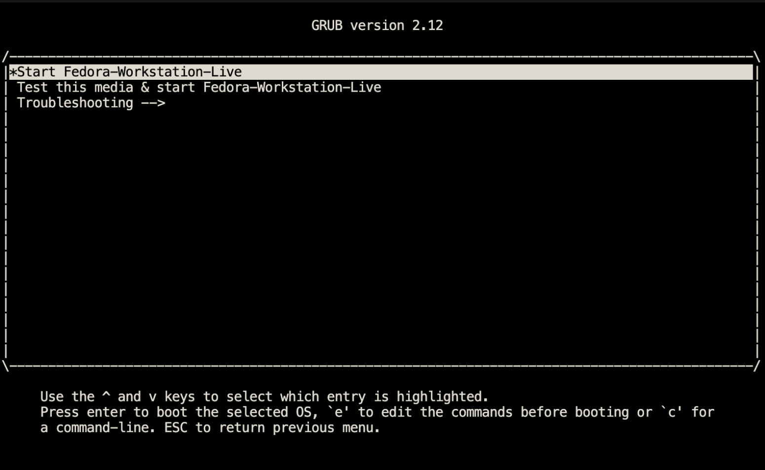 GRUB on USB